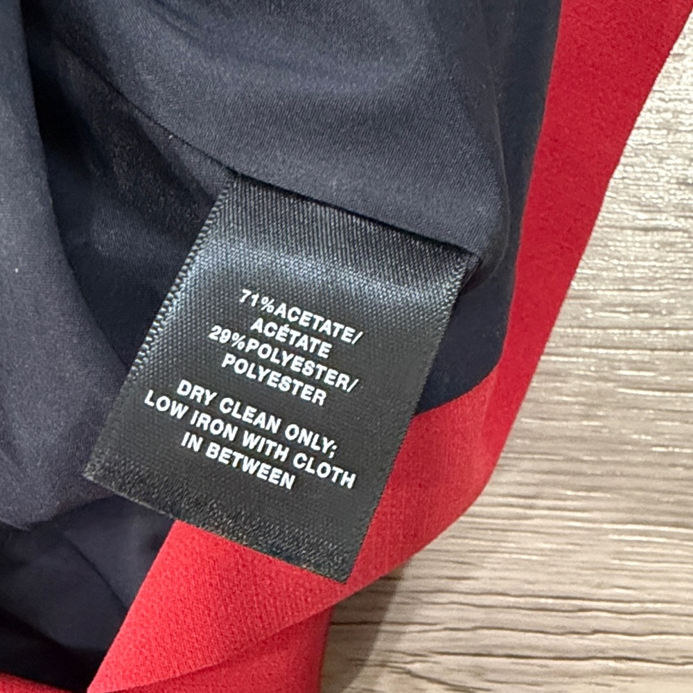 Lafayette 148 New York Red Midi Dress - Picture 3 of 4